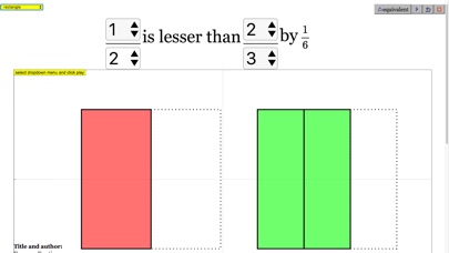 Compare Fractions Interactive screenshot 4