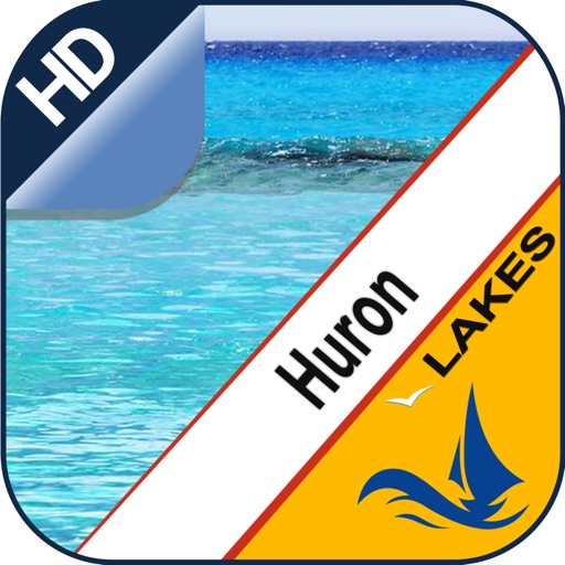 Huron Lake GPS offline nautical chart for boaters icon