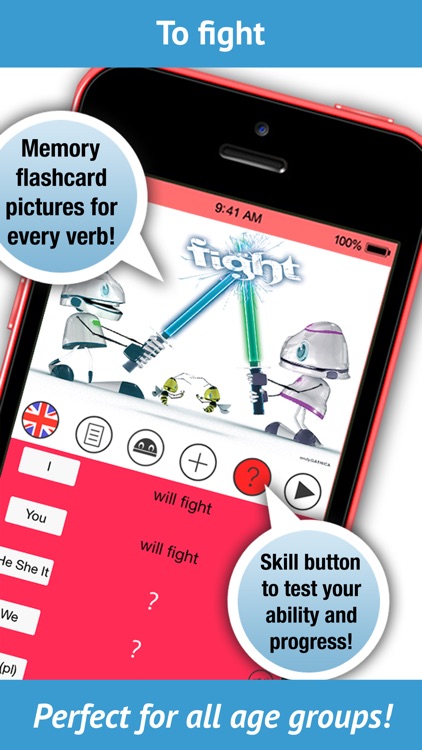 Learn English Verbs. LearnBots