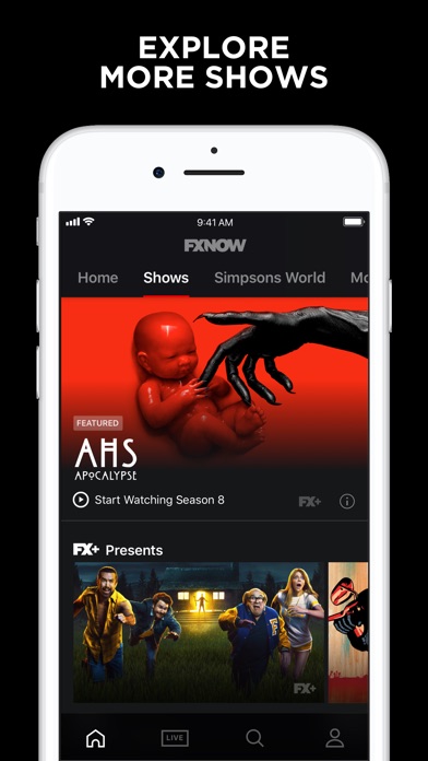 Fxnow Movies Shows Live Tv Recs Fxnow Movies Shows Live Tv Screenshot