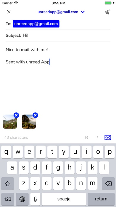 unread - Your email client screenshot 3