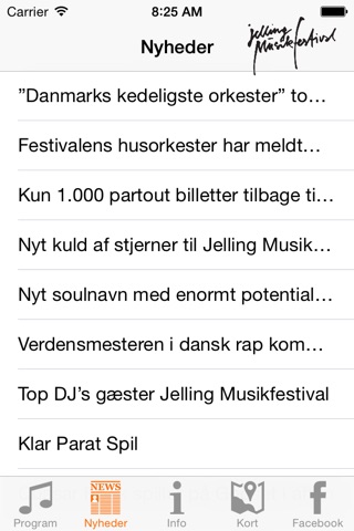 Jelling Musikfestival screenshot 2