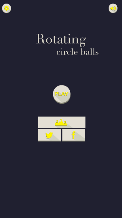 Rotating circle balls screenshot 1