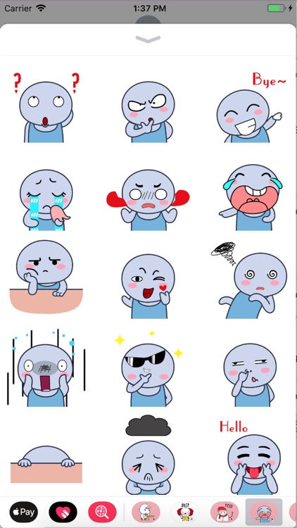 Bald Boy Sticker