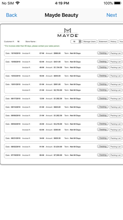 Mayde Beauty Customer App