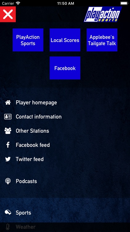 PlayAction Sports Radio App