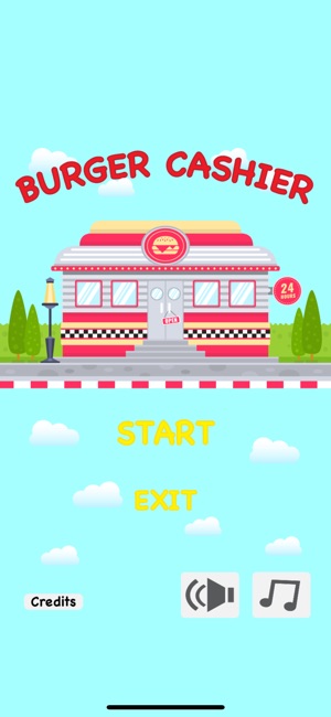 Burger Cashier Fast food game