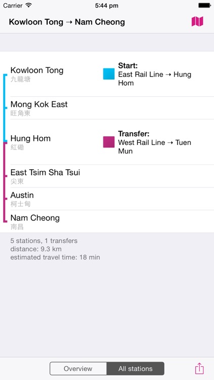 Hong Kong Rail Map Lite screenshot-3