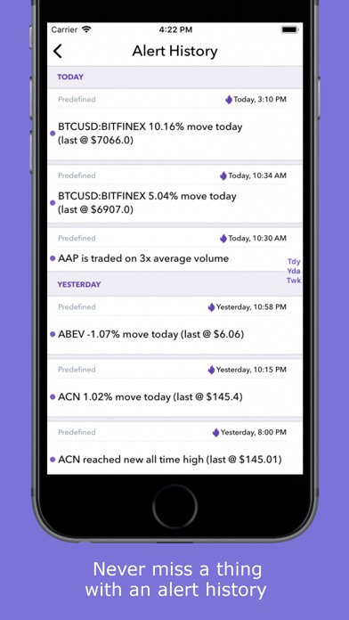 Crypto Alerts & Stock Tracker screenshot 4