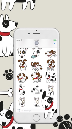 Bull Terrier Puppies Stickers(圖2)-速報App