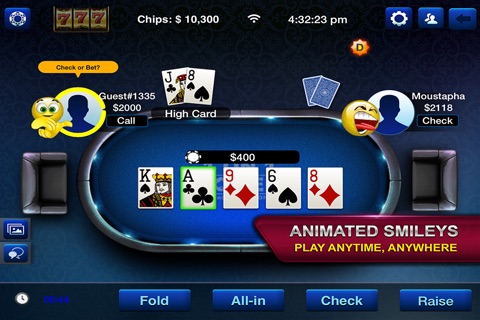 LIVE Poker 1 on 1 screenshot 4