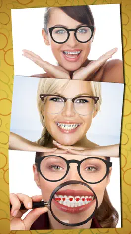 Game screenshot Braces & Nerd Glasses Stickers apk