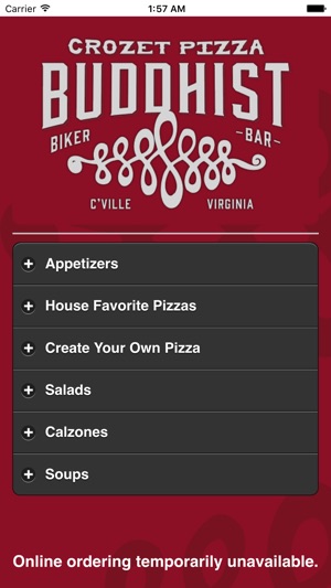 Crozet Pizza Buddhist Biker(圖2)-速報App