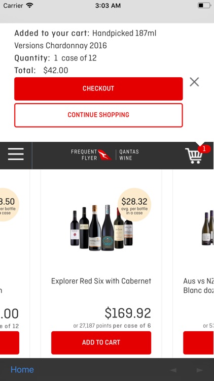 Qantas Wine