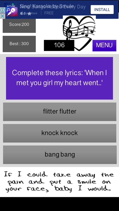 Unofficial Justin Bieber Quiz screenshot 3