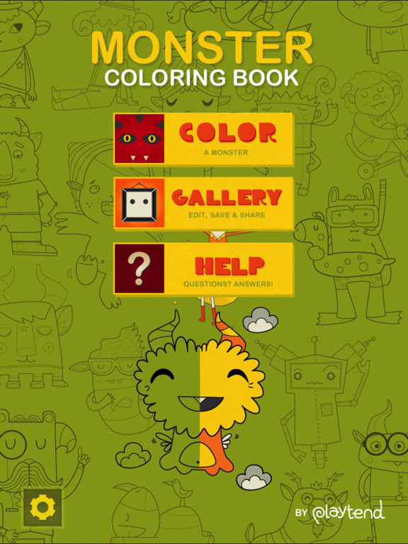Monster Coloring Book screenshot
