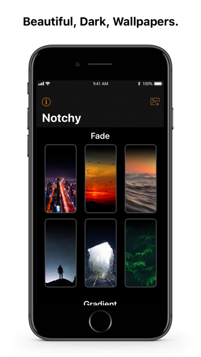 How to cancel & delete Notchy Wallpapers from iphone & ipad 1