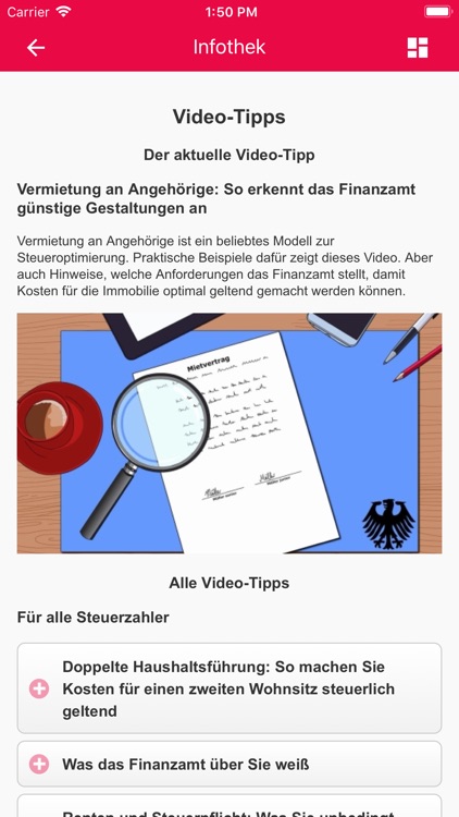 Mutter Steuerberatungs-App