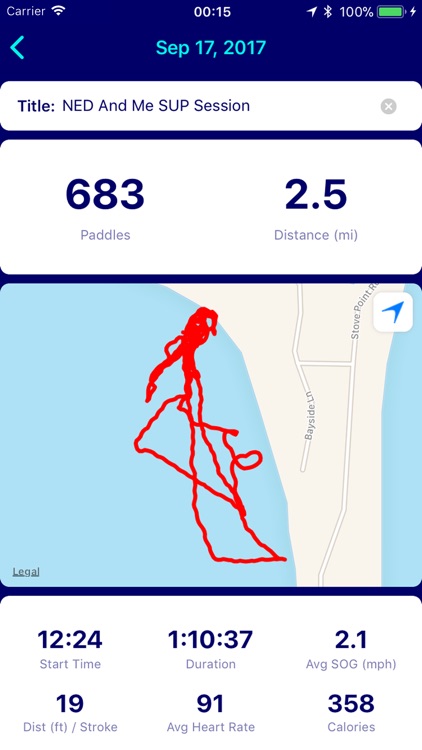 Paddlz: Paddle Fitness Tracker