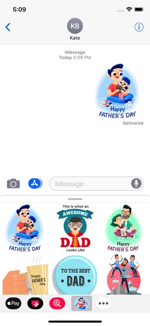 Father's Day Hero Stickers