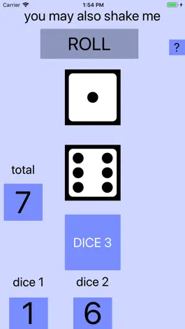 Game screenshot Dice - pick a number hack