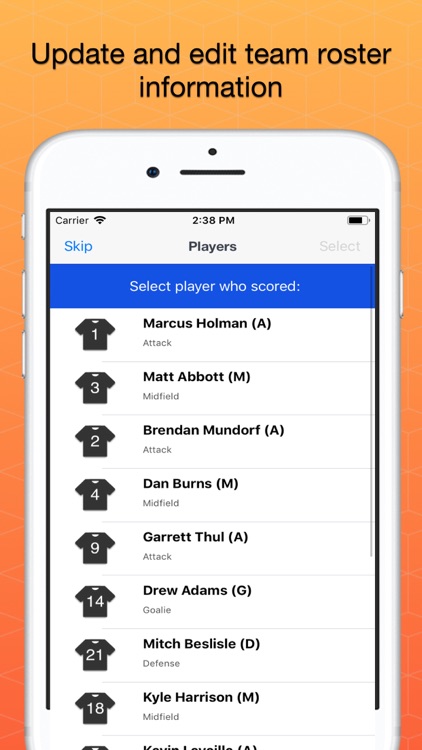 LAXStats App
