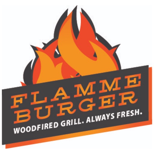 Flamme Burger Icon