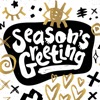Season's Greeting Stickers
