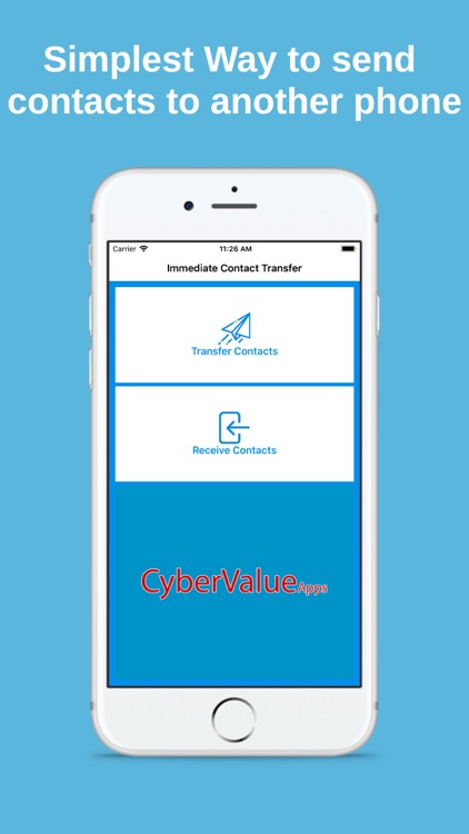 Immediate Contact Transfer By Cybervalue Llc Immediate Contact Transfer Screenshot 0