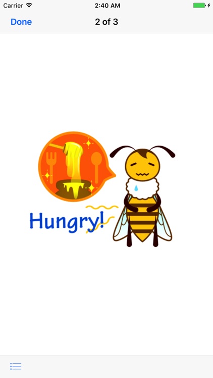 Animated Honey Bee Sticker