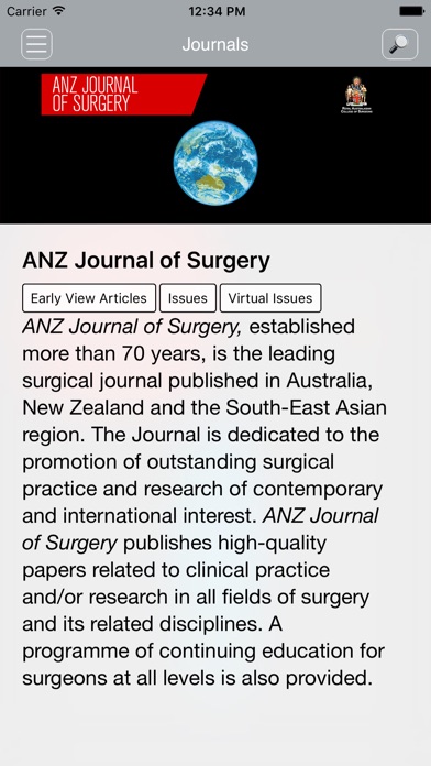 ANZ Journal of Surgery screenshot 2
