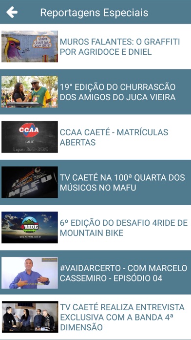 Tv Caeté screenshot 3