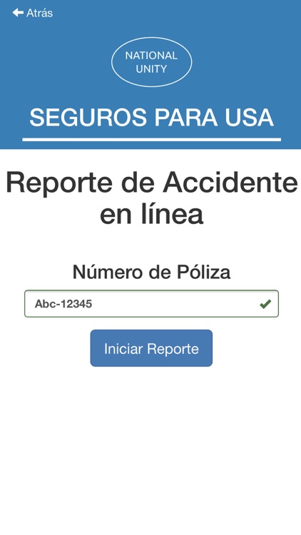 Reporte Accidente