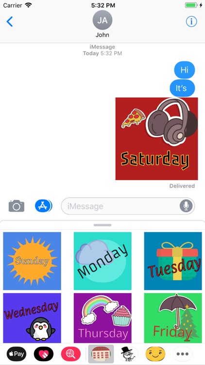 WeekDays - Stickers