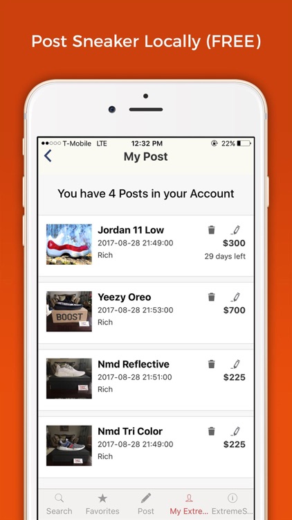 ExtremeSneakList: Buy & Sell screenshot-4