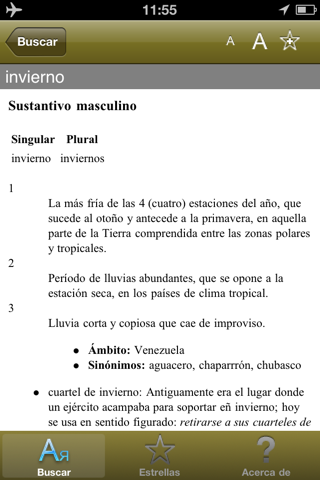 Diccionario español screenshot 4