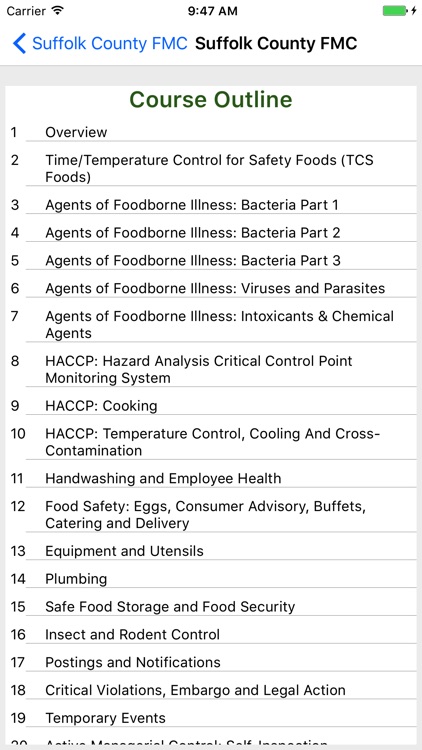 Suffolk Food Manager's Course screenshot-4