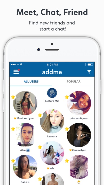 AddMe - Get New Friends & Chat
