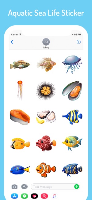 Aqua Sea Life EMojis(圖2)-速報App