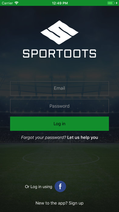 Sportoots screenshot 2