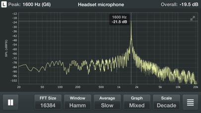 Spectrum Analyzer - Real Time Sound Frequency Analyzer Screenshot 3