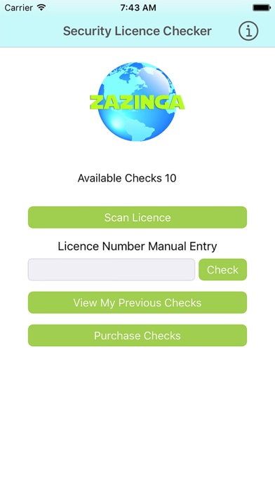 How to cancel & delete Security Licence Checker from iphone & ipad 1