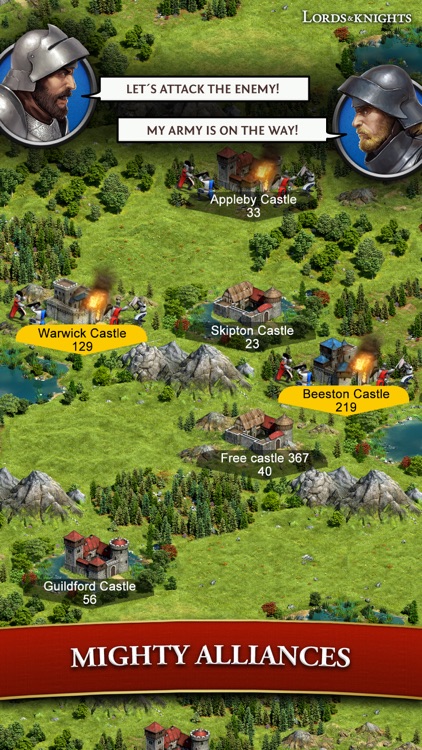 Lords & Knights - Medieval MMO screenshot-3
