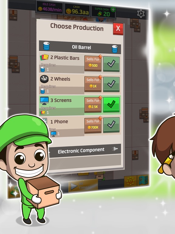 Idle Factory Tycoon для iPad