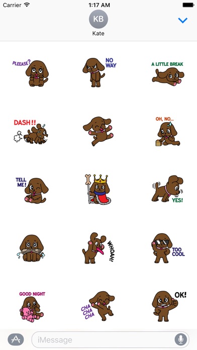 Chocolate Labrador Retriever Dog Sticker screenshot 2