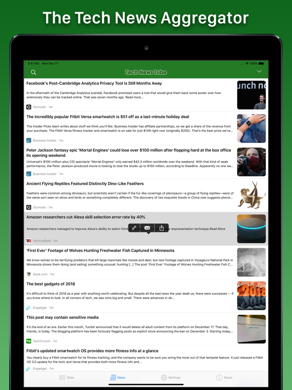 Tech News Tube screenshot