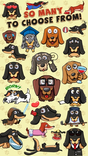 SausageMoji - Dachshund Emojis(圖2)-速報App