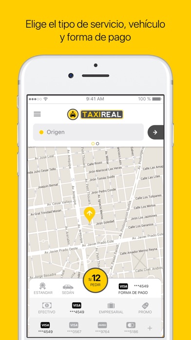 Taxi Real - Cliente screenshot 2