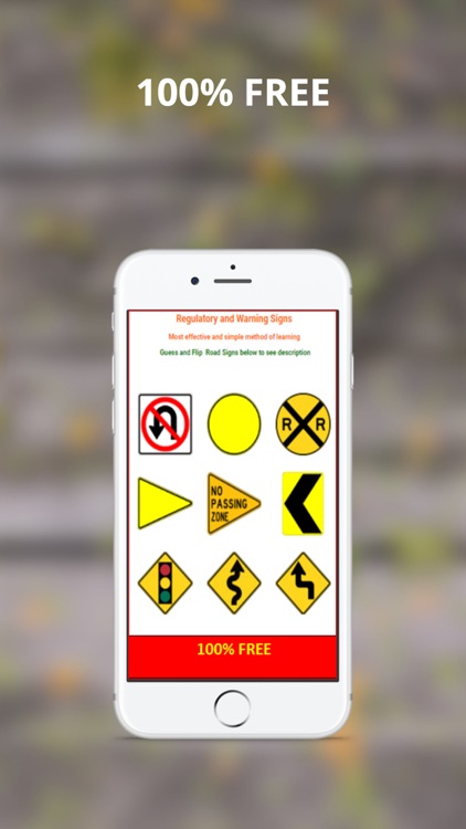 ID DMV Road Sign Flashcards screenshot-9