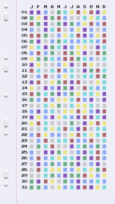 Pixel Calendar- Year In Pixels screenshot 4